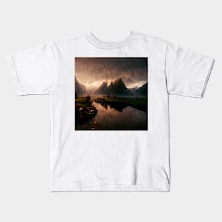 The road to Mordor #16 Kids T-Shirt